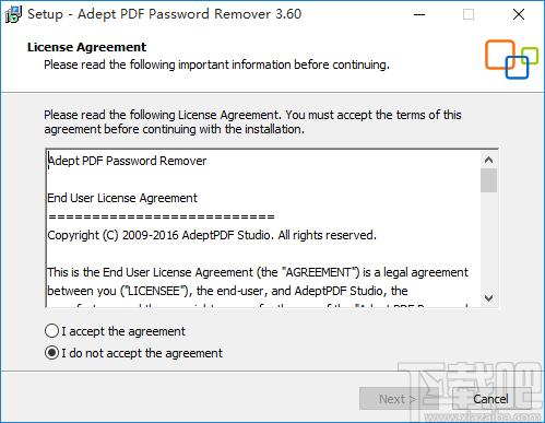 Adept PDF Password Remover下载,PDF解密