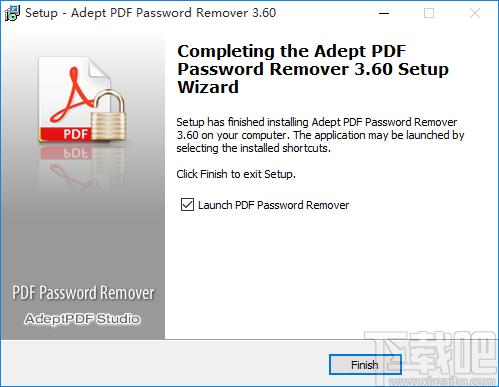 Adept PDF Password Remover下载,PDF解密