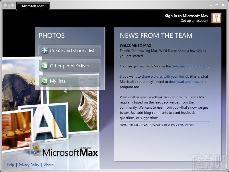 Microsoft Codename Max,Microsoft Codename Max Preview下载,Microsoft,幻灯片制作